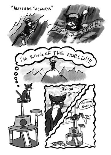 "Altitude Sickness" excerpt from Year 1 Comics collection.